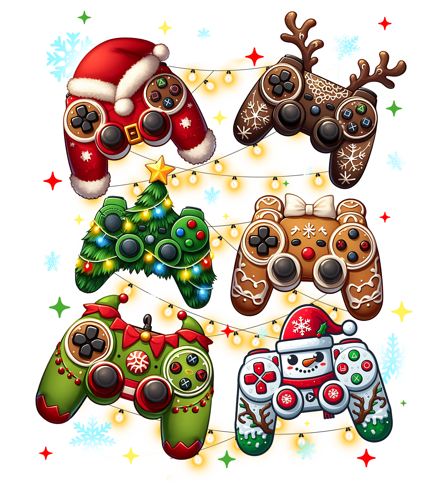 Sweatshirt - "CHRISTMAS GAME CONTROLLERS" DTF Print