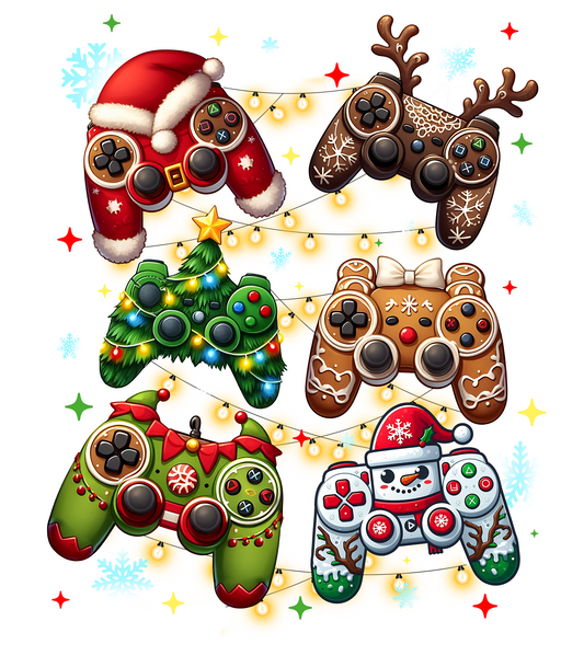 Sweatshirt - "CHRISTMAS GAME CONTROLLERS" DTF Print