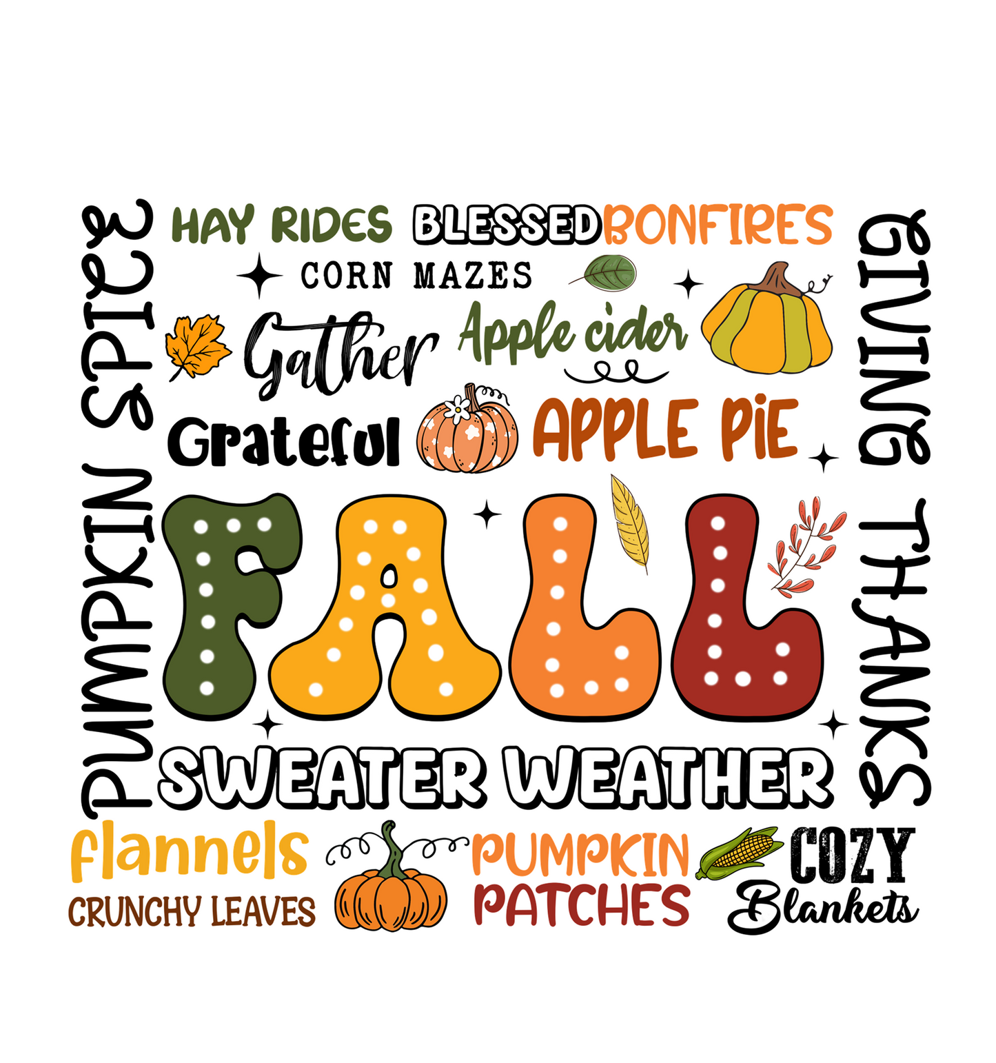 Hoodie - "FALL SEASON" DTF Print