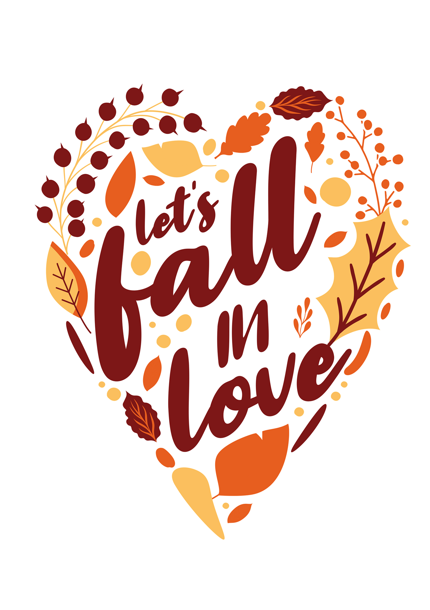 Hoodie - "FALL IN LOVE" DTF Print