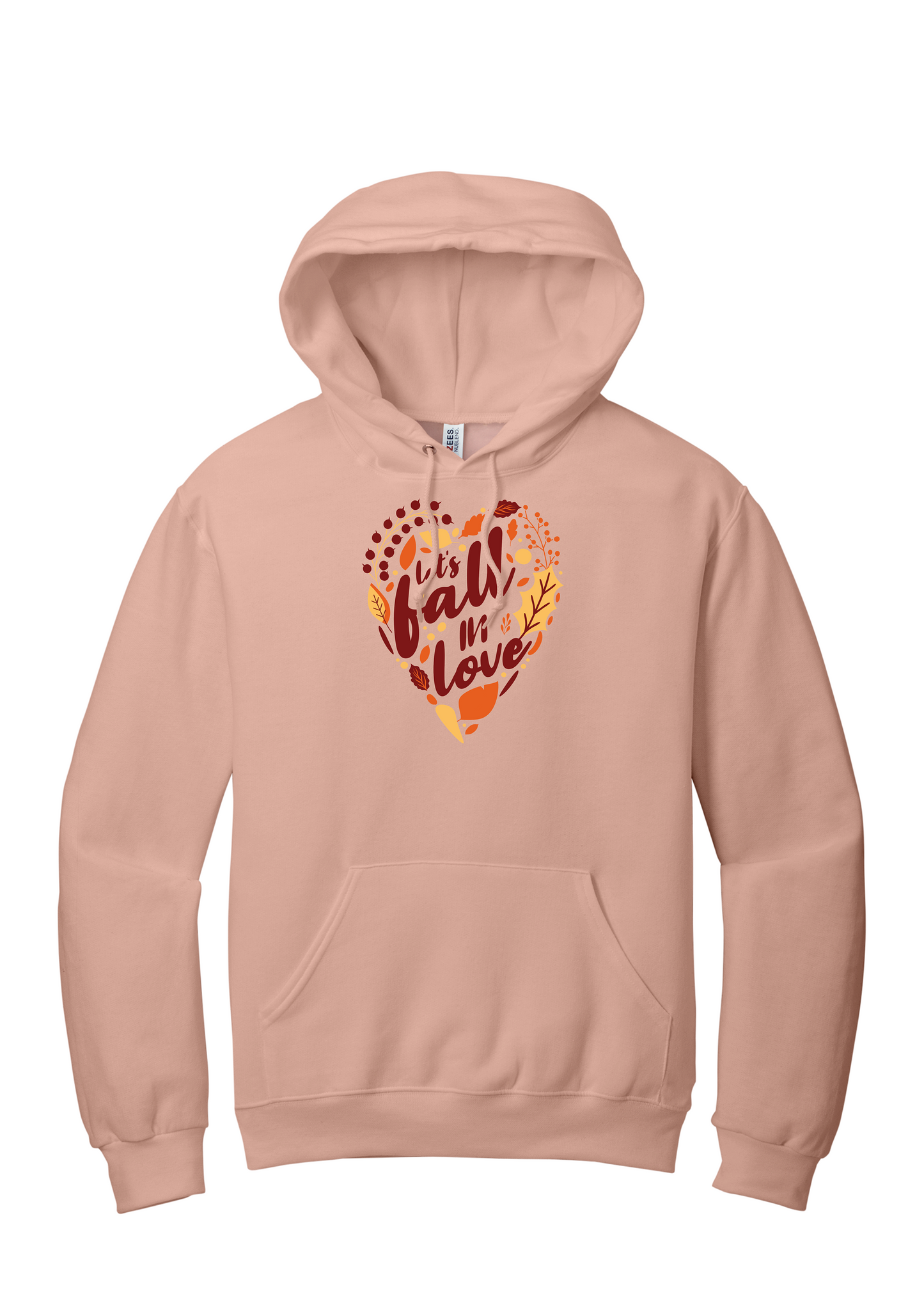 Hoodie - "FALL IN LOVE" DTF Print