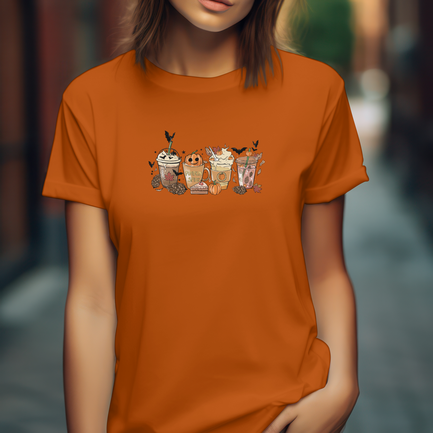 T-Shirt - "HALLOWEEN SET OF DRINKS" DTF Print