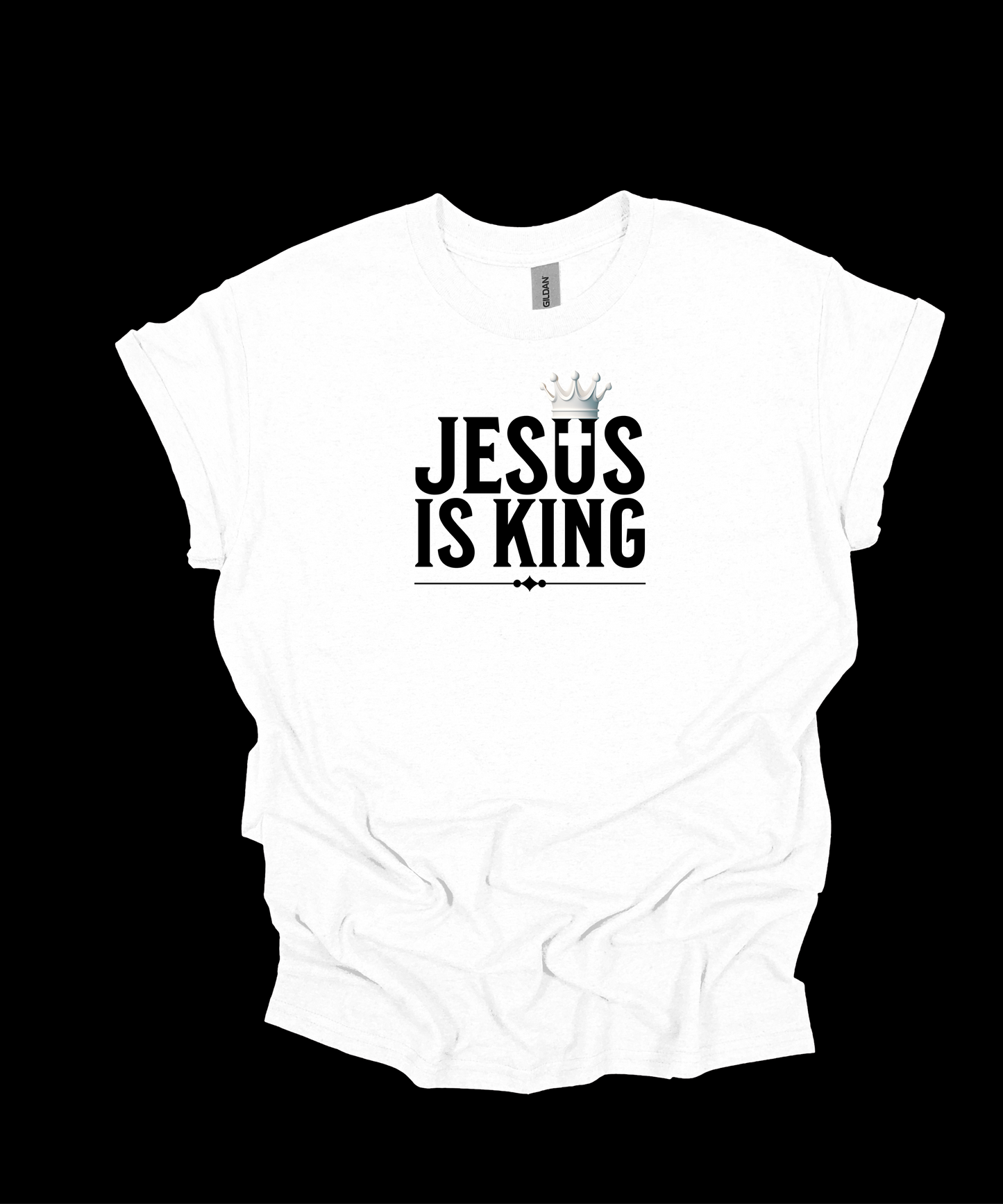 T-Shirt - "JESUS IS KING" DTF Print