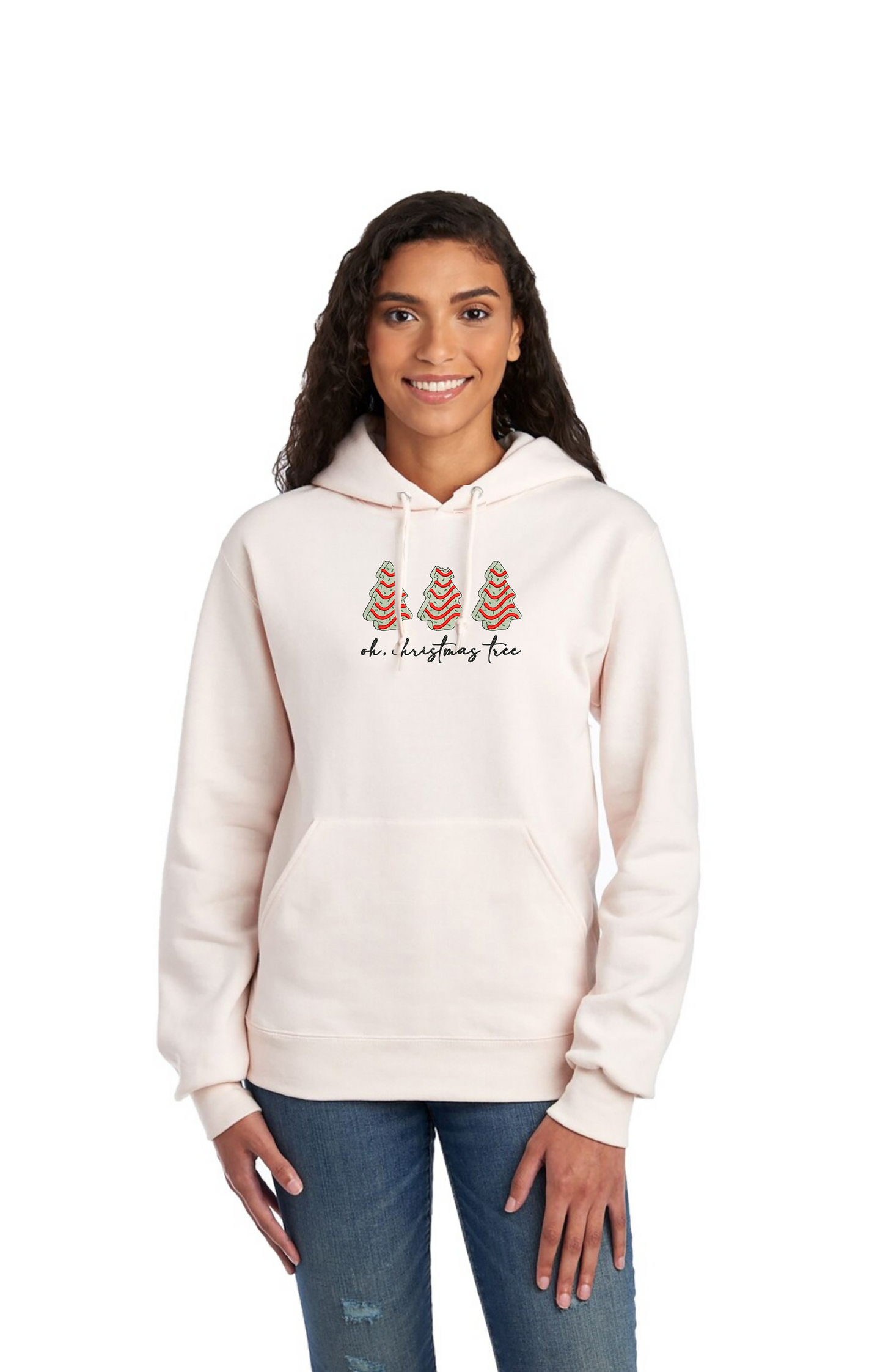 Embroidered Hoodie - "OH CHRISTMAS TREE COOKIES"