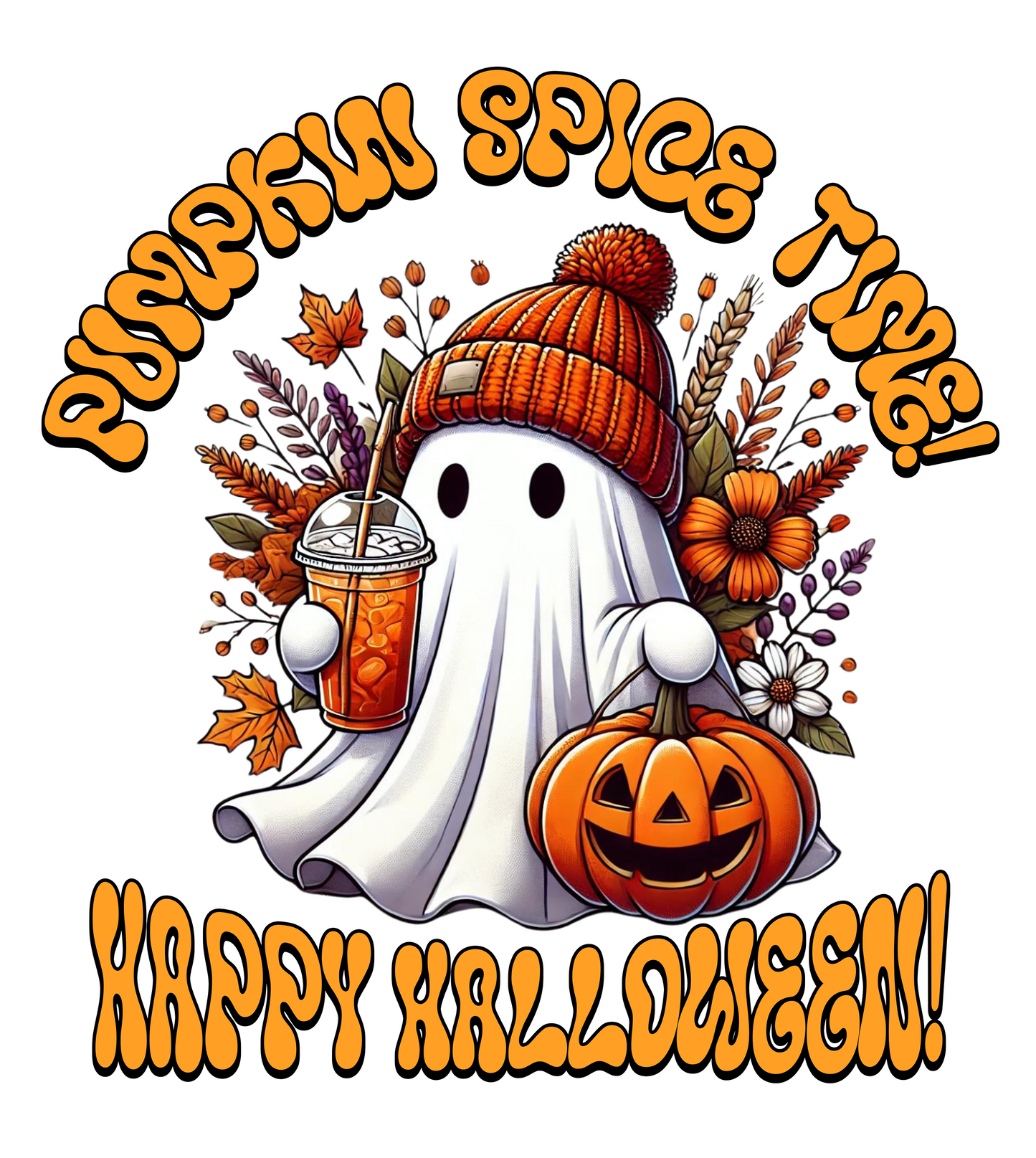 T-Shirt - "PUMPKIN SPICE TIME" DTF Print