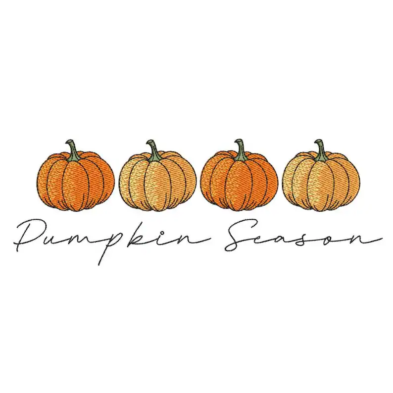Embroidered Hoodie - "PUMPKIN SEASON"