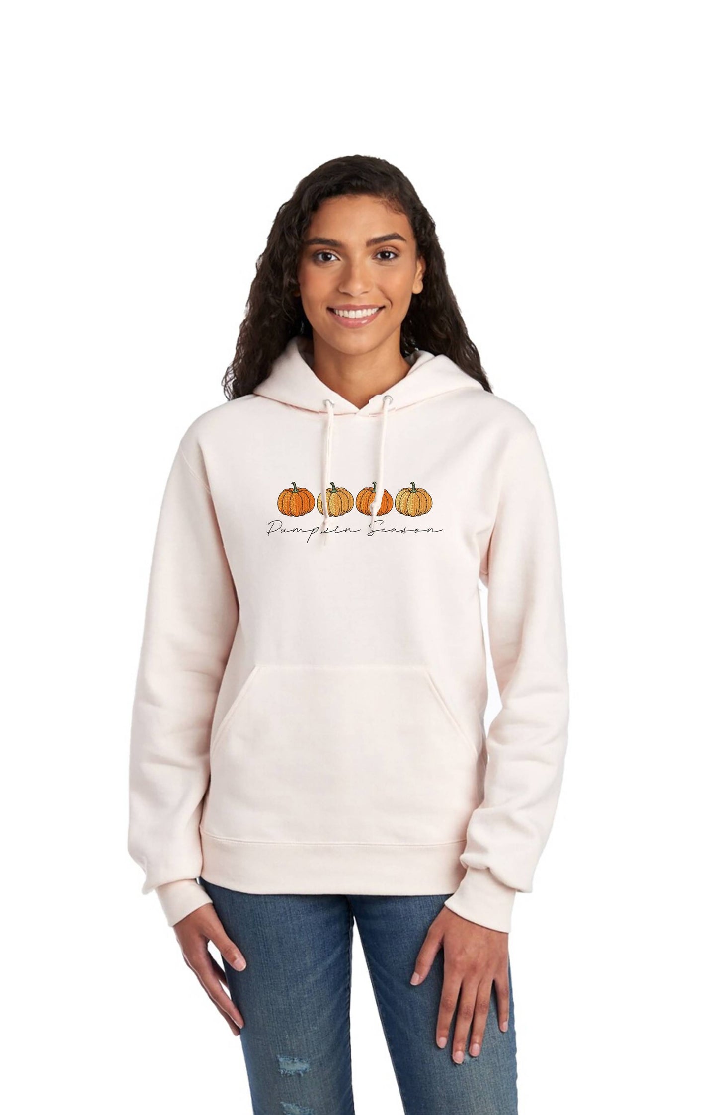 Embroidered Hoodie - "PUMPKIN SEASON"
