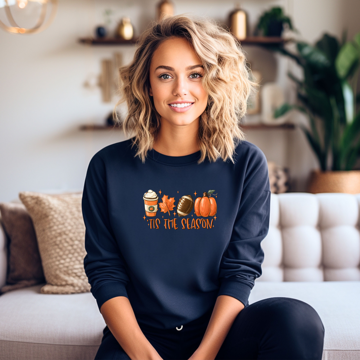 Sweatshirt - "TIS THE SEASON" DTF Print