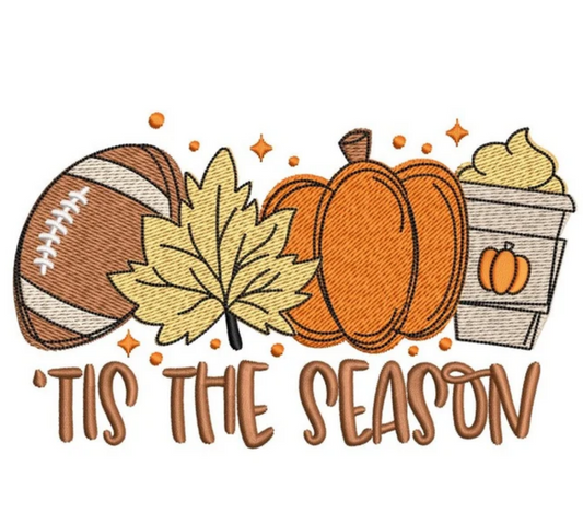 Embroidered Hoodie - "TIS THE SEASON"